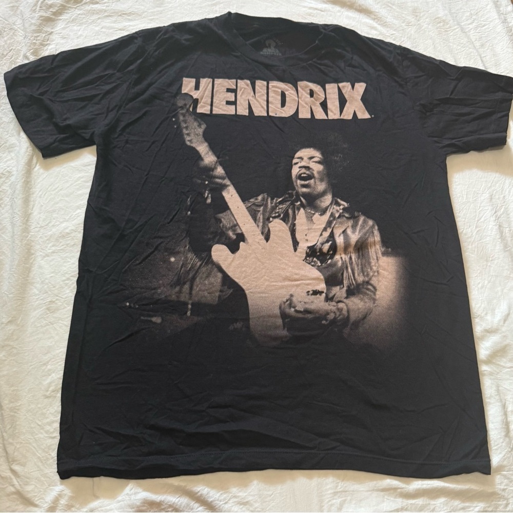 Authentic Hendrix Black Short Sleeve Hendrix Graphic Tee - Picture 2 of 4